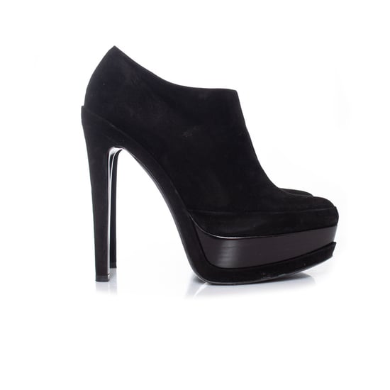 Christian Dior Svarta "Ränder" Skostövlar - Image 6