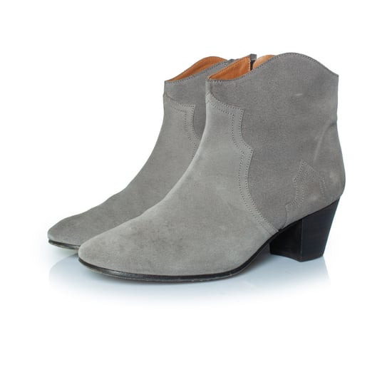 Isabel Marant Western suède laarzen in grijs - Image 1