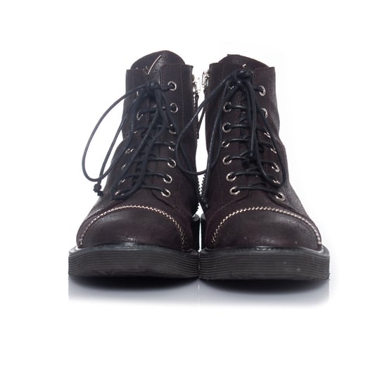 Giuseppe Zanotti bikerboots med dragkedja och snörning - Image 3