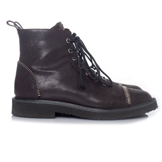 Giuseppe Zanotti bikerboots med dragkedja och snörning - Image 4