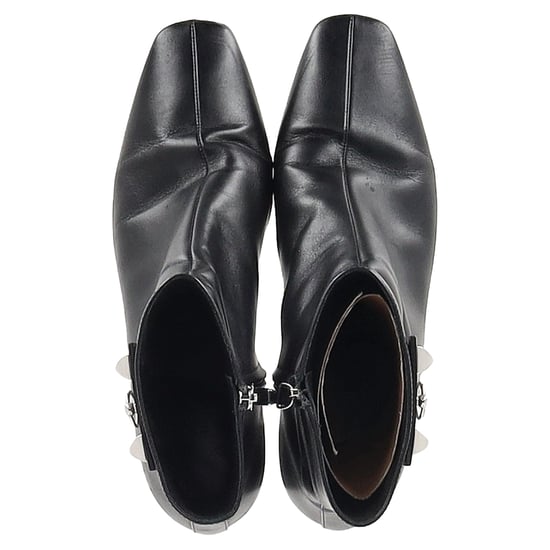 Hermès Decouverte 50 Ankle Boots in Black Leather - Image 3