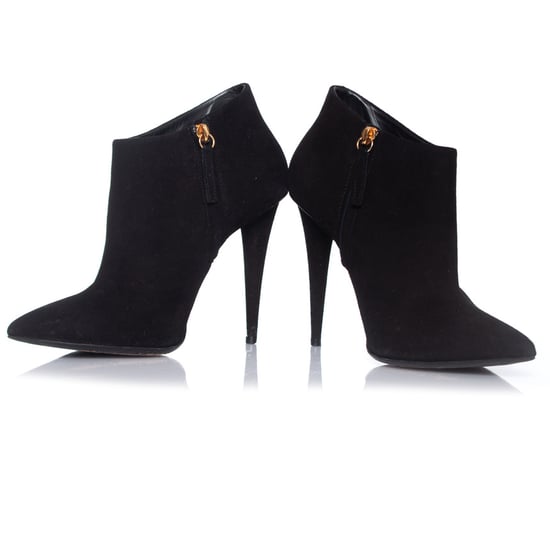 Giuseppe Zanotti svarta mocka-ankelboots - Image 6
