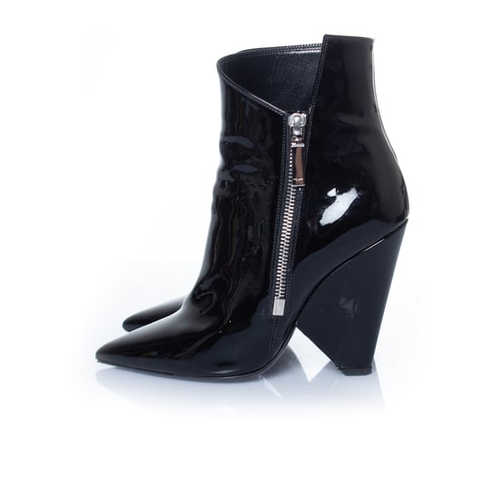 Saint Laurent Zwarte lakleren niki laarzen - Image 2