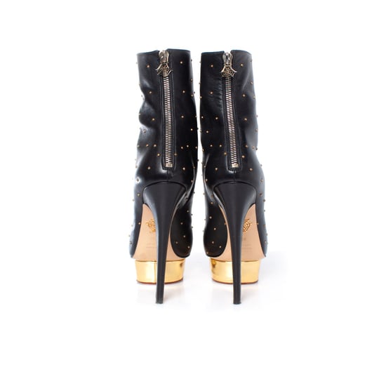 Charlotte Olympia läderplatåstövlar - Image 5