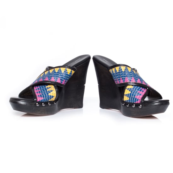Diane von Furstenberg Etnische platform wedges. - Image 5