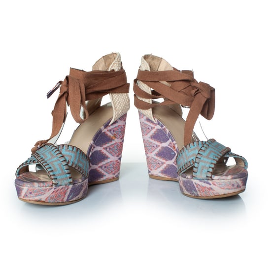 Stuart Weitzman etnisch bedrukte sandalen met sleehak - Image 6