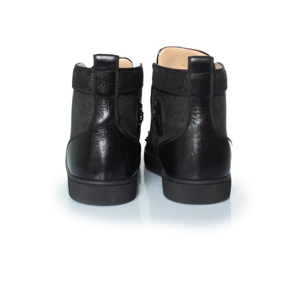 Christian Louboutin glitter high top spike sneakers - Image 3