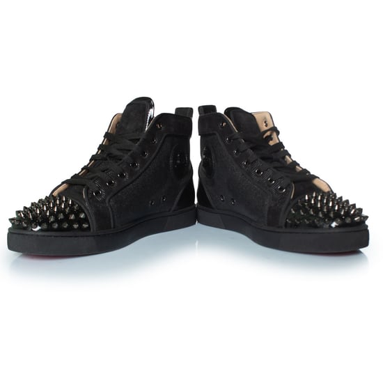 Christian Louboutin glitter high top spike sneakers - Image 6