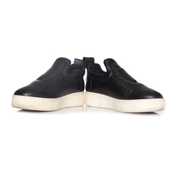 Celine svarta slip-on sneakers i läder - Image 3