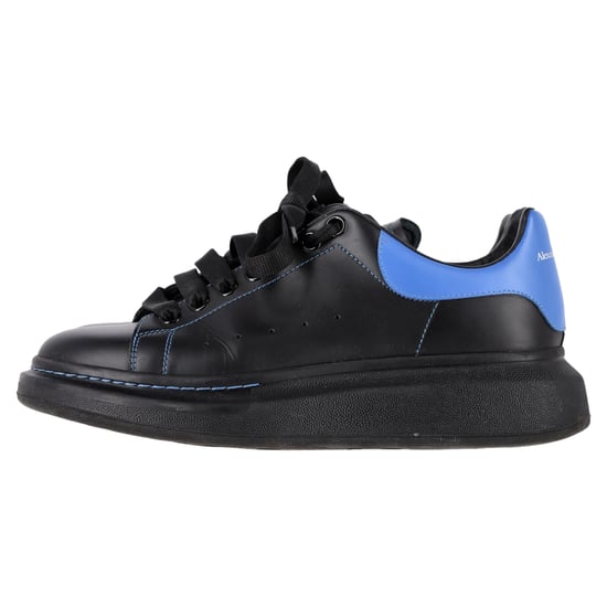 Alexander McQueen Oversized Sneakers in Black Leather - Image 4