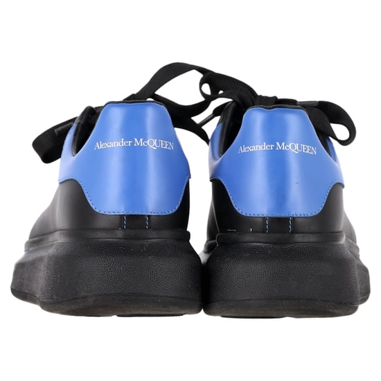 Alexander McQueen Oversized Sneakers in Black Leather - Image 5