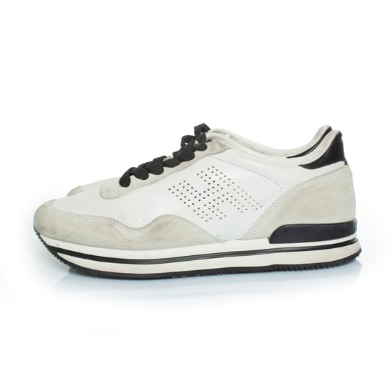 Hogan H forte sneaker in wit en beige - Image 2