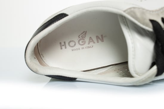 Hogan H forte sneaker in wit en beige - Image 3