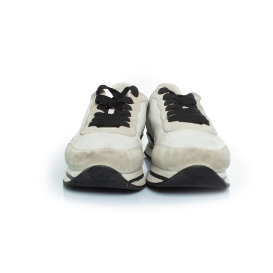 Hogan H forte sneaker in wit en beige - Image 4