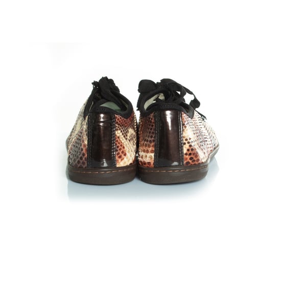 Lanvin pytonsneakers med tå i lackat läder - Image 6
