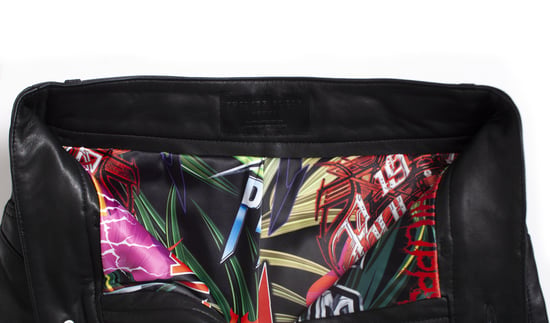 Philipp Plein lädershorts med nitar - Image 4