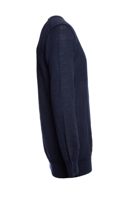 Comme Des Garçons Blå ulltröja. - Image 3
