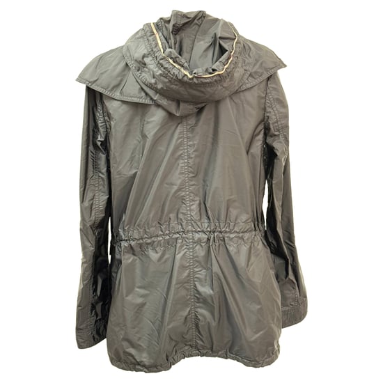 Burberry Brit Hooded Rain Jacket in Black Polyamide - Image 2