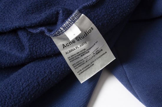 Acne Blue rundhalsad tröja - Image 6