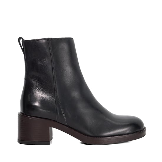 Dune Ladies Peline - Leather Block Heel Boots - Image 2