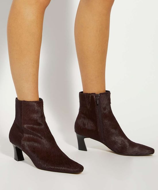 Dune Ladies Overly - Leather Block Heel Ankle Boots - Image 3