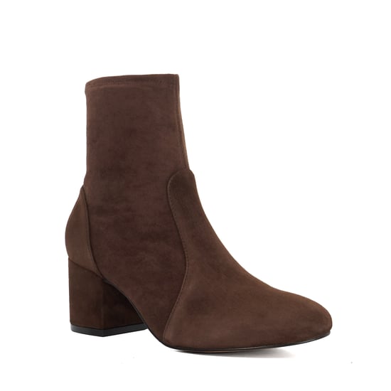 Dune Ladies Olianna - Block Heel Sock Ankle Boots - Image 1