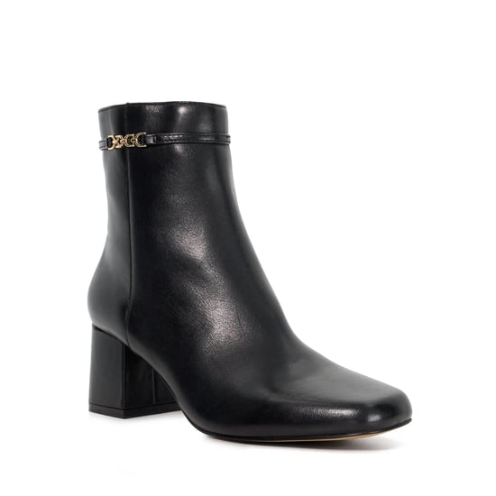 Dune Ladies Oaklee - Leather Block Heel Ankle Boots - Image 1
