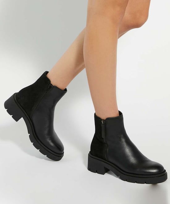 Dune Ladies Paving - Cleated Sole Ankle Boots - Image 3