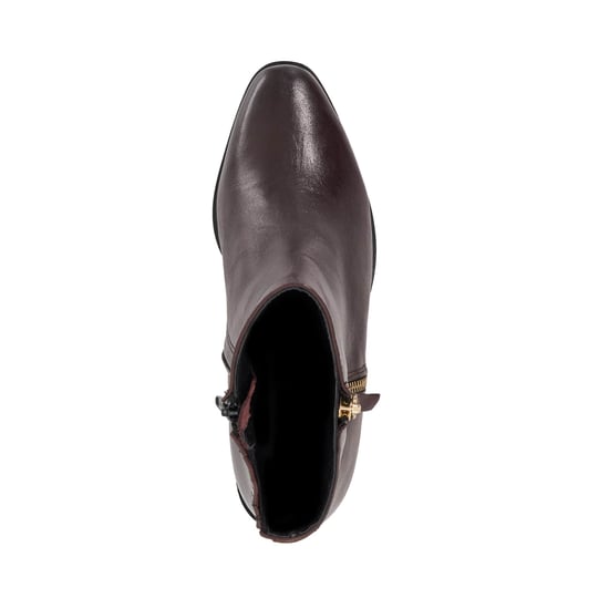 Dune Ladies Purl - Mid Height Block Heel Ankle Boots - Image 4