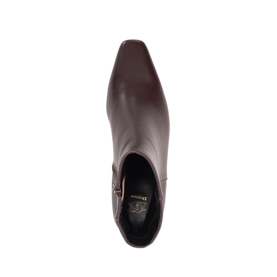 Dune Ladies Overly - Leather Block Heel Ankle Boots - Image 4