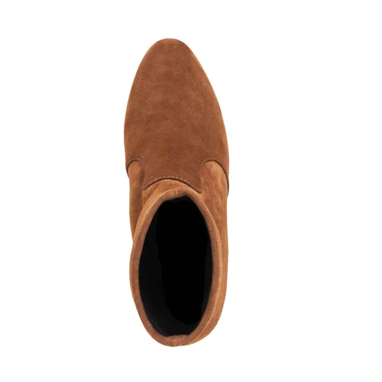 Dune Ladies Optilly - Almond Toe Block Heel Sock Boots - Image 4