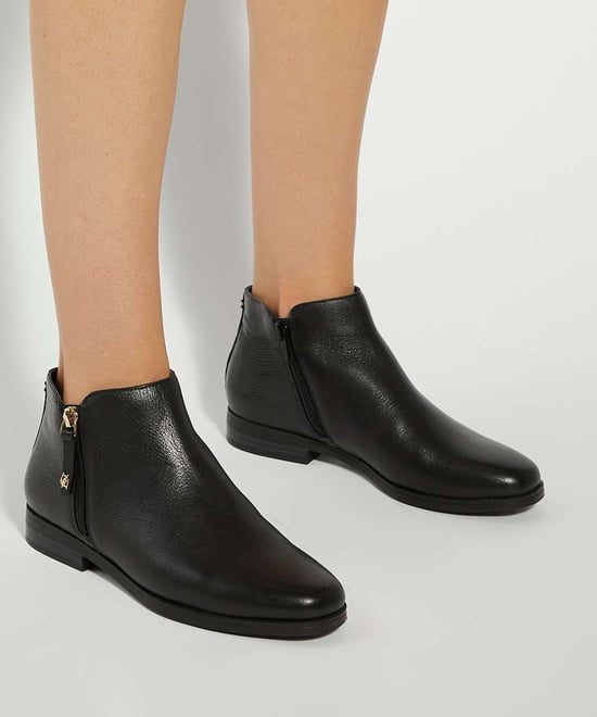 Dune Ladies Poleyn - Low Cut Side Zip Ankle Boots - Image 3