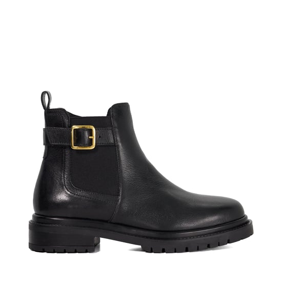 Dune Ladies Paused - Leather Buckle Detail Ankle Boots - Image 2