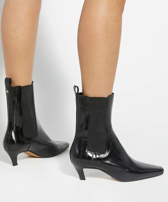 Dune Ladies Odele - Chiselled Toe Kitten Heel Chelsea Ankle Boots - Image 3