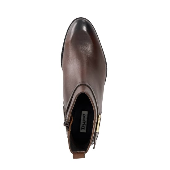Dune Ladies Pemma - Flat Leather Ankle Boots - Image 4
