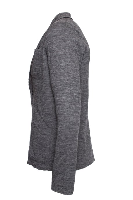 Lanvin Grå Alpacka-kofta - Image 4