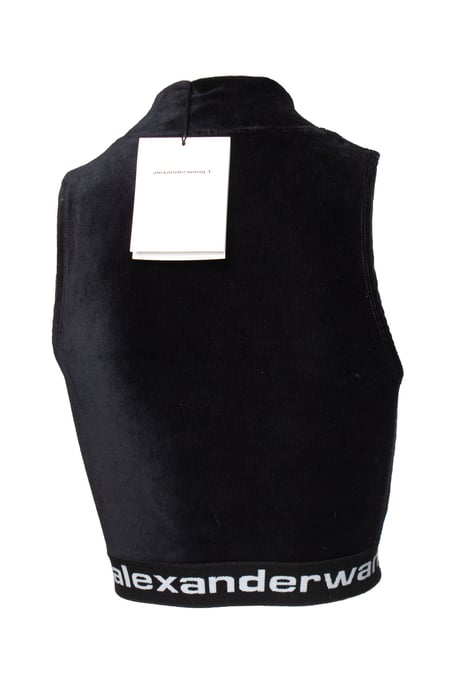 Alexander Wang Stretch cord sleeveless mock neck - Image 3