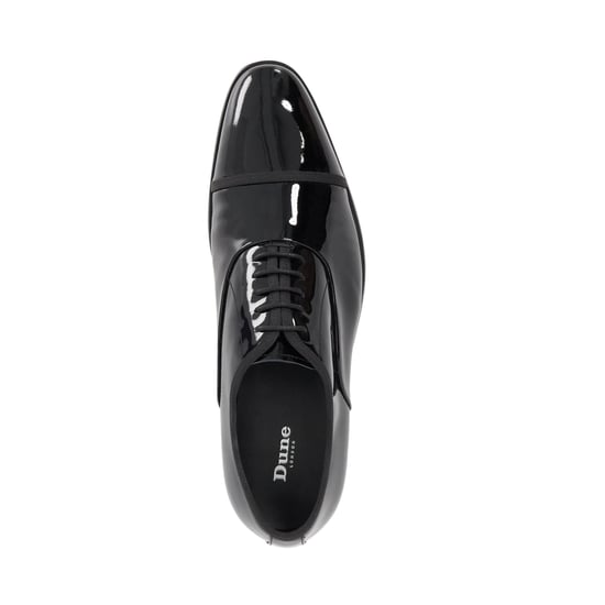Dune Mens Shuffle - Patent Lace Up Oxford Shoes - Image 4