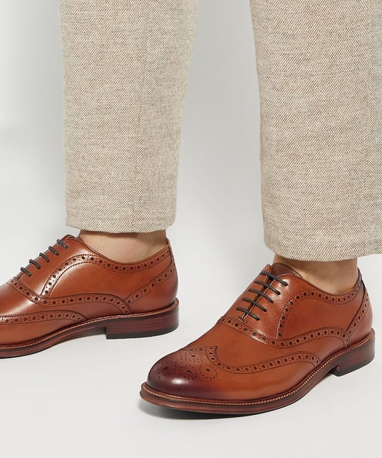Dune Mens Wf Solihull - Wide-Fit Brogues - Image 3