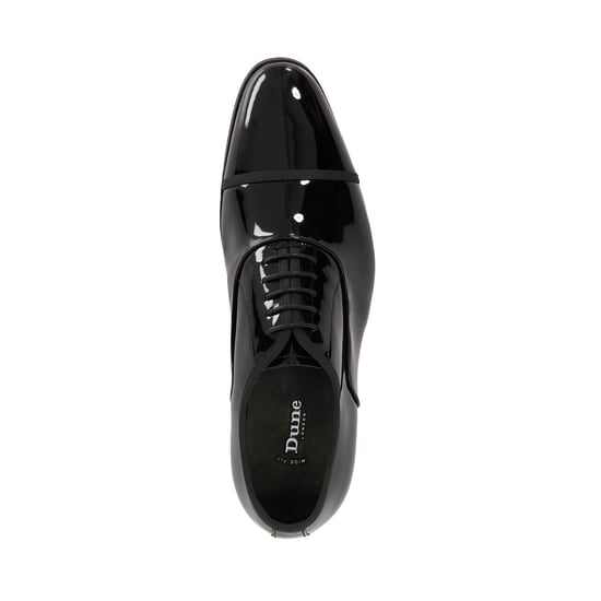 Dune Mens Shuffle Wf - Wide Fit Patent Oxford Toe Cap Shoes - Image 4