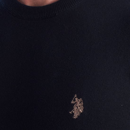 Herren-Strickpullover mit Rundhalsausschnitt US42173048 - Image 4