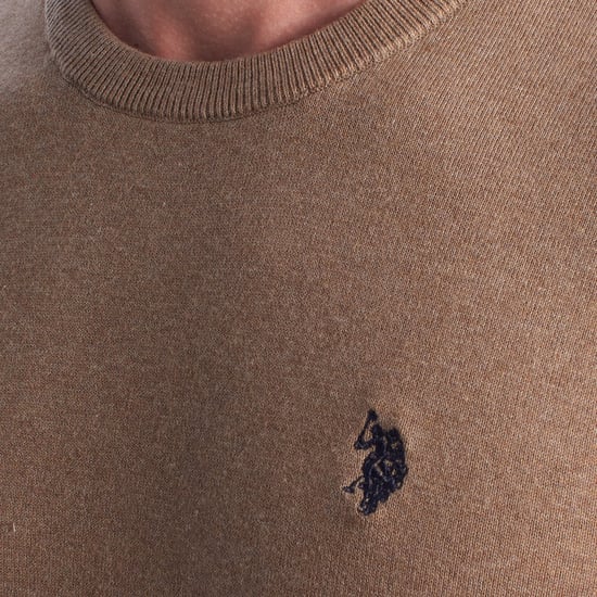 Men's Round Neck Knit Sweater US42173048 - Image 2