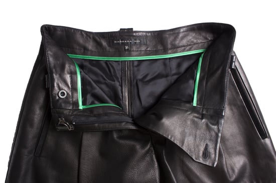 Barbara Bui black leather shorts - Image 5