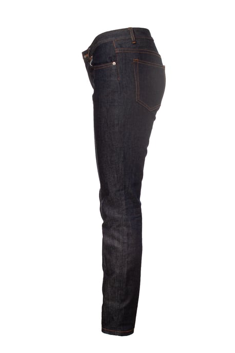 APC blåjeans med orange sömmar - Image 4