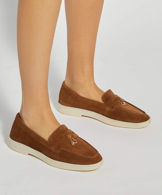 Dune Ladies Grinning - Suede Slip On Loafers - Image 3