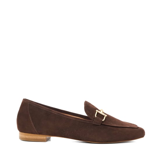Dune Ladies Grained - Suede Metal Trim Loafers - Image 2