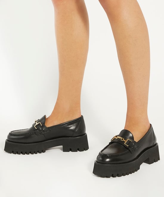 Dune Ladies Groundbreaking - Chunky Branded Snaffle Trim Loafer - Image 3