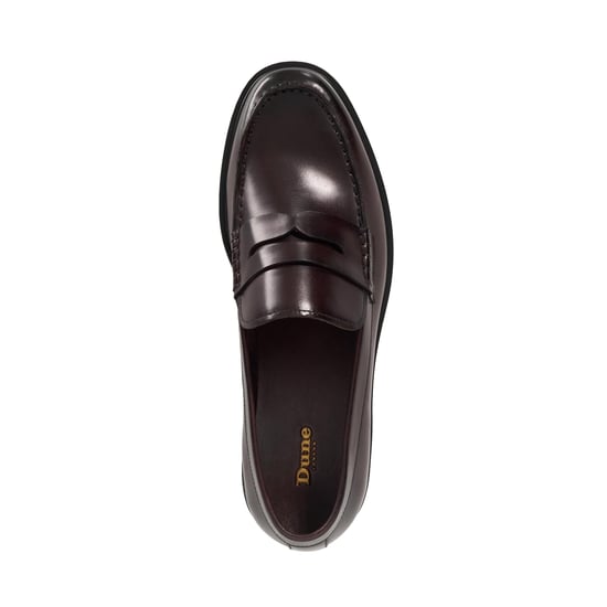 Dune Mens Sascha - Leather Penny Loafers - Image 3