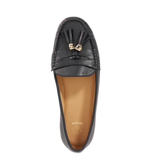 Dune Ladies Geen - Leather Tassel Trim Loafers - Image 4