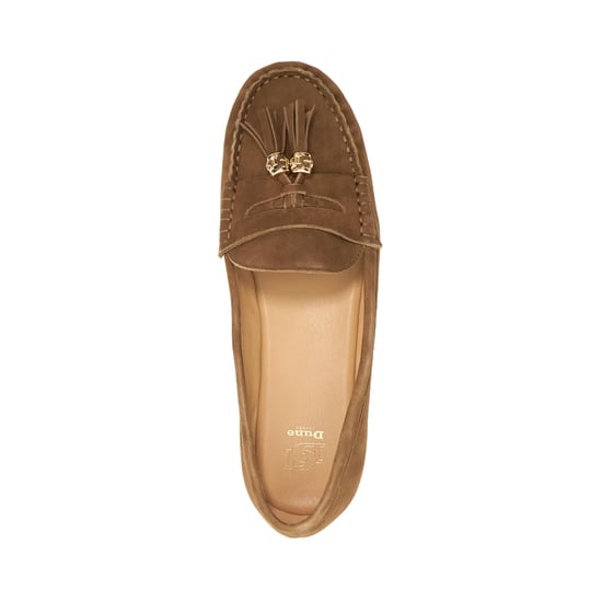 Dune Ladies Geen - Leather Tassel Trim Loafers - Image 4